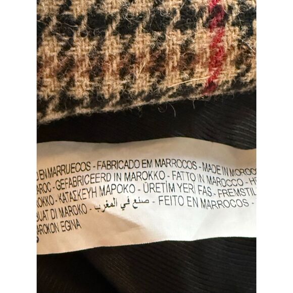 Zara Men’s Houndstooth Check Vest – Italian Fabric, Size L) - Picture 10 of 10